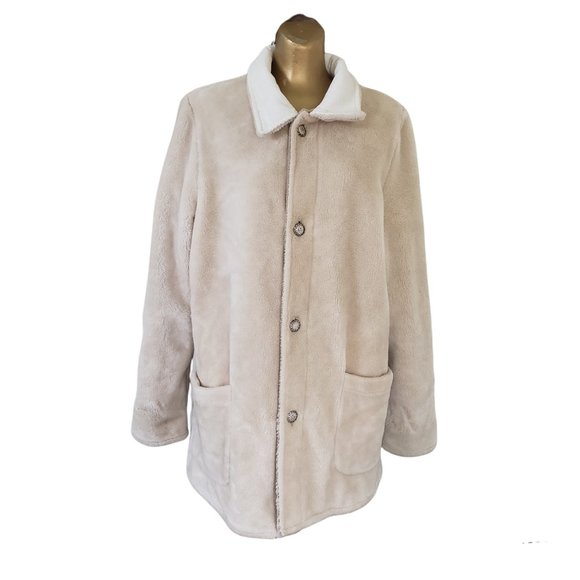 dennis basso Reversible Women's Jacket Size Large - Picture 5 of 16